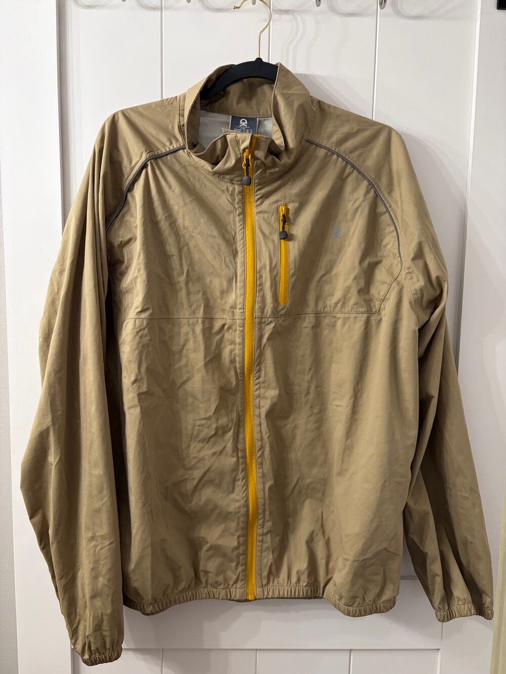 Little Donkey Andy Men's size XL Waterproof Packable Cycling Bike Jacket EUC